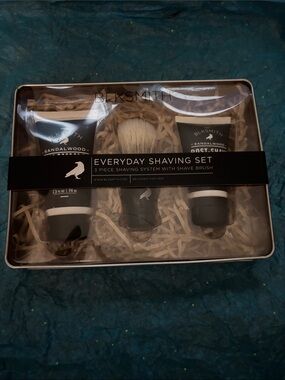 SMITH Everyday Shaving Set - Black (Sandalwood)